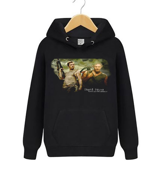 The Walking Dead Rick Grimes Daryl Dixon Unisex Pullover hoodies Sweatshirt Coat Jacket Outwear Sweater The Walking Dead Gifts Christmas Gifts