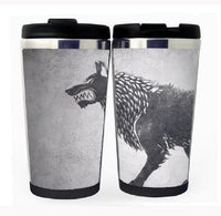 Game of Thrones Wolf Cup Stainless Steel 400ml Coffee Tea Cup  Beer Stein game of thrones Birthday Gifts Christmas Gifts