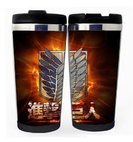 Attack on Titan Cup Stainless Steel 400ml Coffee Tea Cup Beer Stein  Attack on Titan Birthday Gifts Christmas Gifts