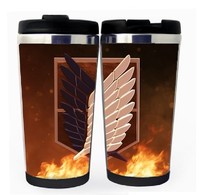 Attack on Titan Cup Stainless Steel 400ml Coffee Tea Cup Beer Stein  Attack on Titan Birthday Gifts Christmas Gifts