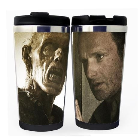 The Walking Dead Rick Grimes Cup Stainless Steel 400ml Coffee Tea Cup Beer Stein The Walking Dead Birthday Gifts Christmas Gifts