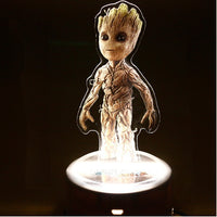 Guardians of the Galaxy Baby Groot Rocket Raccoon 3D Illusion Led Table Lamp 7 Color Change Light Lamp Baby Groot Figure Model Groot Action Figure Groot Kids Toy Gifts