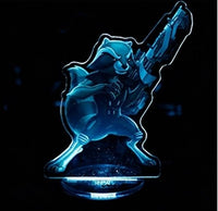 Guardians of the Galaxy Baby Groot Rocket Raccoon 3D Illusion Led Table Lamp 7 Color Change Light Lamp Baby Groot Figure Model Groot Action Figure Groot Kids Toy Gifts