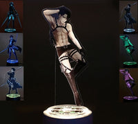 Attack on Titan 3D Illusion Led Table Lamp 7 Color Change Light Lamp Attack on Titan Figure Model Action Figure Decoration Gifts