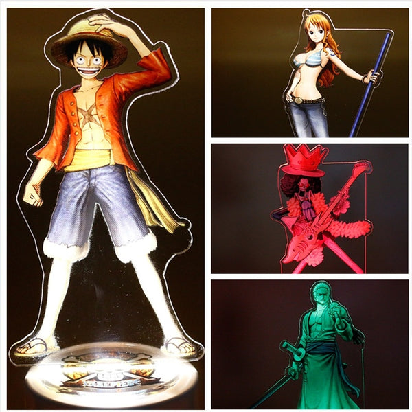 One piece luffy 3D Illusion Led Table Lamp 7 Color Change Light Lamp One piece Figure Model Action Figure Decoration Gifts