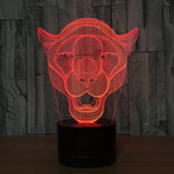 The Lion 3D Illusion Led Table Lamp 7 Color Change LED Desk Light Lamp The Lion Decoration