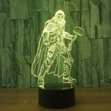 Thor 3D Illusion Led Table Lamp 7 Color Change LED Desk Light Lamp Thor Gifts Christmas Gifts