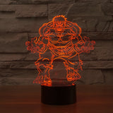 Hulk 3D Illusion Led Table Lamp 7 Color Change LED Desk Light Lamp Hulk Gifts Christmas Gifts