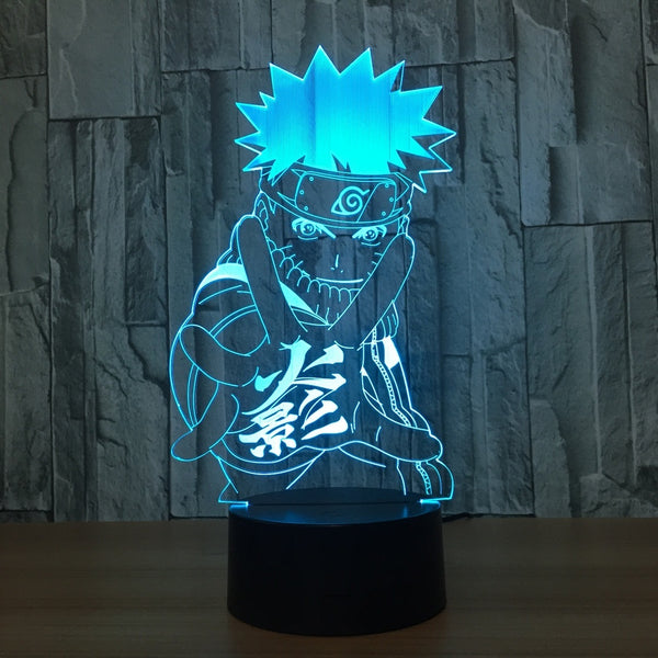 Naruto 3D Illusion Led Table Lamp 7 Color Change LED Desk Light Lamp Naruto Gifts Christmas Gifts