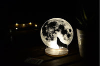 Moon Wolf 3D led Lamp Wolf  LED Desk Light Lamp Wolf Gifts Birthday Gifts Christmas Gifts