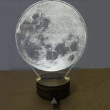 Galaxy Moon 3D led Lamp Galaxy Moon 7 Color Change LED Desk Light Lamp Galaxy Moon Gifts Birthday Gifts Christmas Gifts
