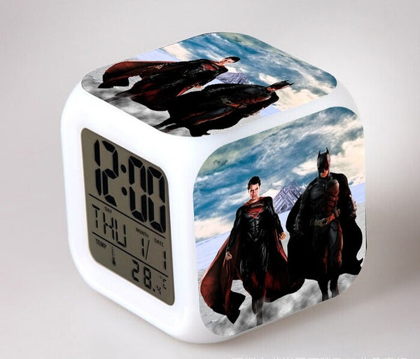 Superman Batman Alarm Clock 