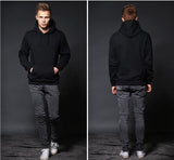 New Fashion Brand Cotton Autumn Winter Men's Sport Wear Men Fleece Sweatshirts Hooded Coat Thin Jacket Pullovers