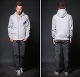 New Fashion Brand Cotton Autumn Winter Men's SportWear Men Zipper Coats Outwear Hooded Jacket Sweater Pullover