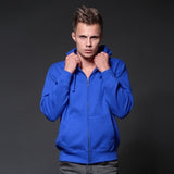 New Fashion Brand Cotton Autumn Winter Men's SportWear Men Zipper Coats Outwear Hooded Jacket Sweater Pullover