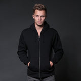 New Fashion Brand Cotton Autumn Winter Men's SportWear Men Zipper Coats Outwear Hooded Jacket Sweater Pullover