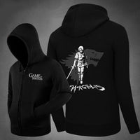 Game of Thrones Zipper Hoodie Coats Outwear Hooded Jacket Sweater Pullover Game of Thrones Gifts Christmas Gifts
