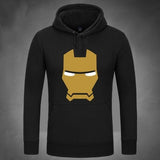 Iron Man Sport Wear Men Fleece Sweatshirts Hooded Coat Iron Man Jacket Pullovers Gifts Christmas Gifts