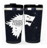 Game Of Thrones wolf Cup Stainless Steel 400ml Coffee Tea Cup Game Of Thrones Beer Stein Birthday Gifts Game Of Thrones Christmas Gifts