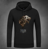 Game of Thrones Wolf Unisex Sport Wear Fleece Sweatshirts Hooded Coat Game of Thrones Jacket Pullovers Gifts Christmas Gifts