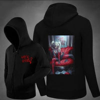 Harley Quinn Zipper Hoodie