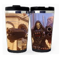 Overwatch Reaper Cup Stainless Steel 400ml Coffee Tea Cup Beer Stein Overwatch Birthday Gifts Christmas Gifts