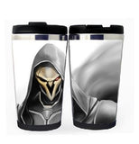 Overwatch Reaper Cup Stainless Steel 400ml Coffee Tea Cup Beer Stein Overwatch Birthday Gifts Christmas Gifts
