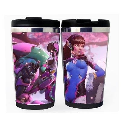 Overwatch Cup Stainless Steel 400ml Coffee Tea Cup Beer Stein Overwatch Birthday Gifts Christmas Gifts