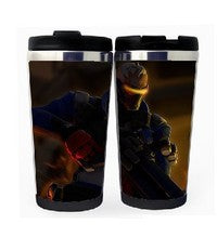 Overwatch Soldier Cup Stainless Steel 400ml Coffee Tea Cup Beer Stein Overwatch Birthday Gifts Christmas Gifts