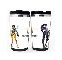 Overwatch Cup Stainless Steel 400ml Coffee Tea Cup Beer Stein Overwatch Birthday Gifts Christmas Gifts