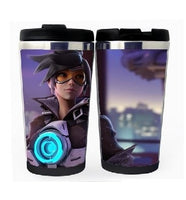 Overwatch Tracer Cup Stainless Steel 400ml Coffee Tea Cup Beer Stein Overwatch Birthday Gifts Christmas Gifts