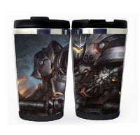 Overwatch Reinhardt Cup Stainless Steel 400ml Coffee Tea Cup Beer Stein Overwatch Birthday Gifts Christmas Gifts