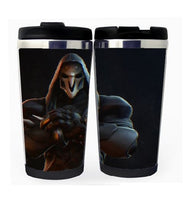 Overwatch Reaper Cup Stainless Steel 400ml Coffee Tea Cup Beer Stein Overwatch Birthday Gifts Christmas Gifts