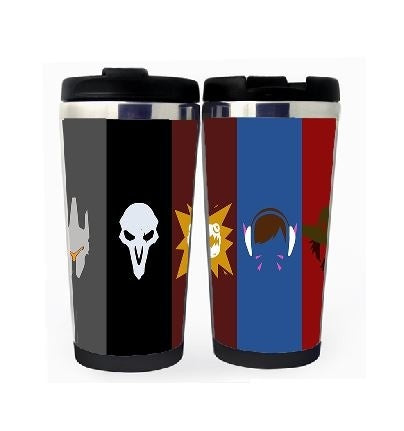 Overwatch Cup Stainless Steel 400ml Coffee Tea Cup Beer Stein Overwatch Birthday Gifts Christmas Gifts