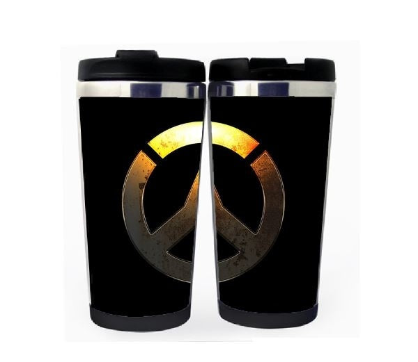 Overwatch Cup Stainless Steel 400ml Coffee Tea Cup Beer Stein Overwatch Birthday Gifts Christmas Gifts