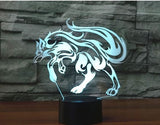 Wolf 3D Illusion Led Table Lamp 7 Color Change LED Desk Light Lamp Game of Thrones Direwolf  Decoration Gifts