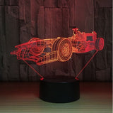 Batman Batmobile 3D Illusion Led Table Lamp 7 Color Change LED Desk Light Lamp