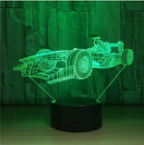 Batman Batmobile 3D Illusion Led Table Lamp 7 Color Change LED Desk Light Lamp