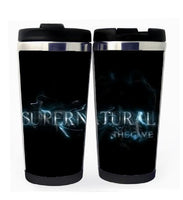 Supernatural šálek Nerezová ocel 400 ml Kávový šálek na čaj Supernatural Beer Stein Dárky k narozeninám Vánoční dárky