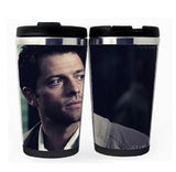 Supernatural Castiel Cup Stainless Steel 400ml Coffee Tea Cup Supernatural Castiel Angel Beer Stein Birthday Gifts Christmas Gifts