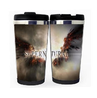 Supernatural Castiel Cup Stainless Steel 400ml Coffee Tea Cup Supernatural Castiel Angel Beer Stein Birthday Gifts Christmas Gifts