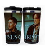 Supernatural Cup Dean Sam Stainless Steel 400ml Coffee Tea Cup Supernatural Beer Stein Birthday Gifts Christmas Gifts
