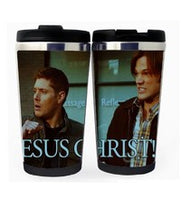 Supernatural Cup Dean Sam Stainless Steel 400ml Coffee Tea Cup Supernatural Beer Stein Birthday Gifts Christmas Gifts