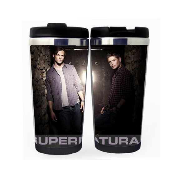 Supernatural Dean Sam Šálek Nerezová ocel 400ml Káva Šálek čaje Supernatural Beer Stein Dárky k narozeninám Vánoční dárky