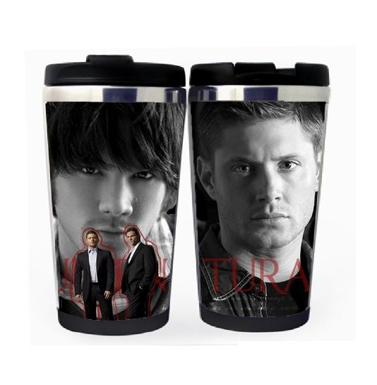 Supernatural Dean Sam Cup Stainless Steel 400ml Coffee Tea Cup Supernatural Beer Stein Birthday Gifts Christmas Gifts
