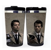 Supernatural Castiel Cup Stainless Steel 400ml Coffee Tea Cup Supernatural Castiel Angel Beer Stein Birthday Gifts Christmas Gifts