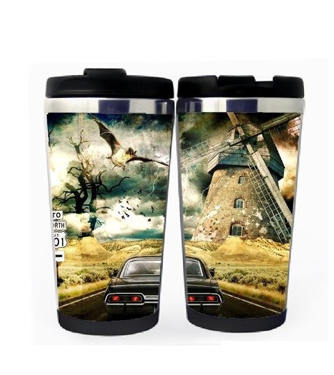 Supernatural Cup Stainless Steel 400ml Coffee Tea Cup Supernatural Beer Stein Birthday Gifts Christmas Gifts