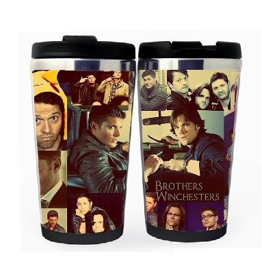 Supernatural Cup Stainless Steel 400ml Coffee Tea Cup Supernatural Beer Stein Birthday Gifts Christmas Gifts