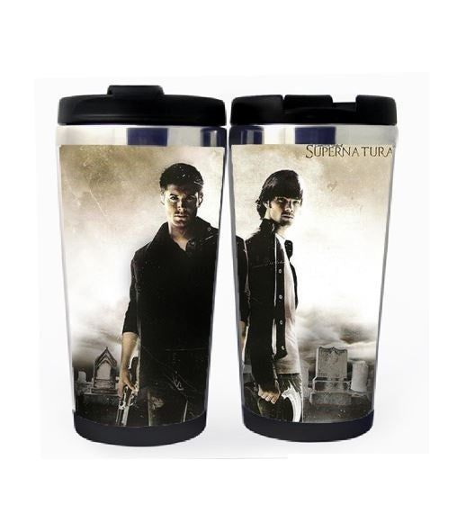 Supernatural Dean Sam Šálek Nerezová ocel 400ml Káva Šálek čaje Supernatural Beer Stein Dárky k narozeninám Vánoční dárky
