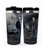 Supernatural Winchester Brothers Cup Stainless Steel 400ml Coffee Tea Cup Supernatural Beer Stein Birthday Gifts Christmas Gifts